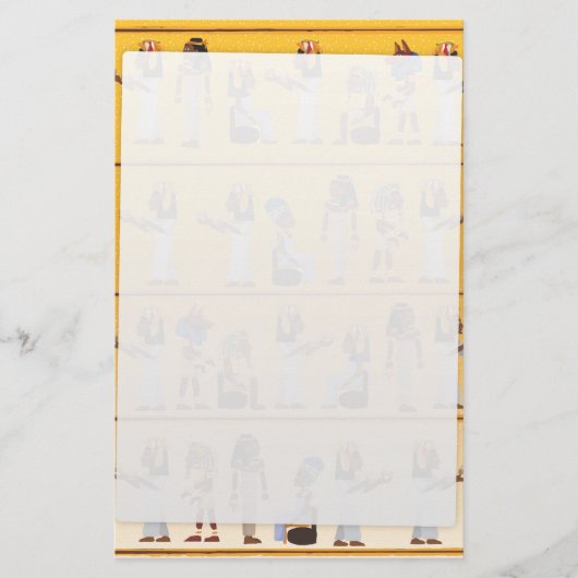 Ägypten Hieroglyphen Briefpapier (Vorderseite)