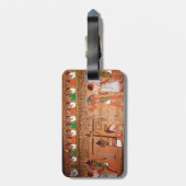 Ägypten Hieroglyphen Gepäckmarke Gepäckanhänger (Rückseite vertikal)