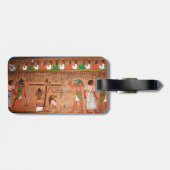Ägypten Hieroglyphen Gepäckmarke Gepäckanhänger (Rückseite horizontal)