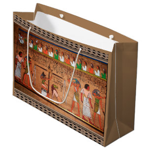 Ägypten-Hieroglyphen-Geschenktasche Große Geschenktüte
