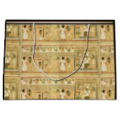 Ägypten-Hieroglyphen-Geschenktasche Große Geschenktüte (Vorderseite)