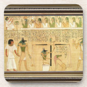 Ägypten Hieroglyphen Getränkeabdeckung Getränkeuntersetzer (Vorderseite)
