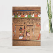 Ägypten-Hieroglyphen-Grußkarte Karte (Vorderseite)