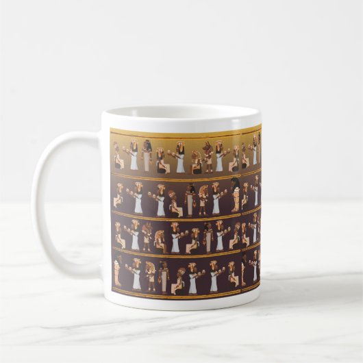 Ägypten Hieroglyphen Kaffeetasse (Links)