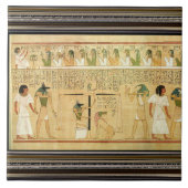 Ägypten-Hieroglyphen-Keramik Fliese (Vorderseite)