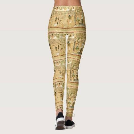 Ägypten-Hieroglyphen Leggings (Rückseite)