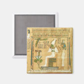 Ägypten-Hieroglyphen-Magnet Magnet (Vorderseite/Rückseite)