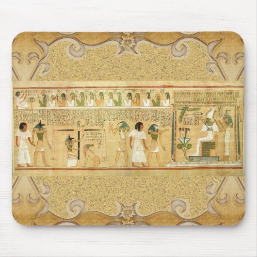 Ägypten-Hieroglyphen-Maus-Pad Mousepad (Vorne)