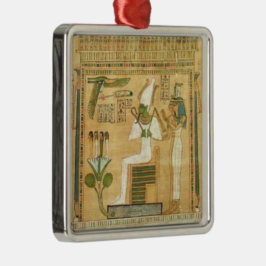 Ägypten-Hieroglyphen-Metal-Ornament Ornament Aus Metall (Rechts)