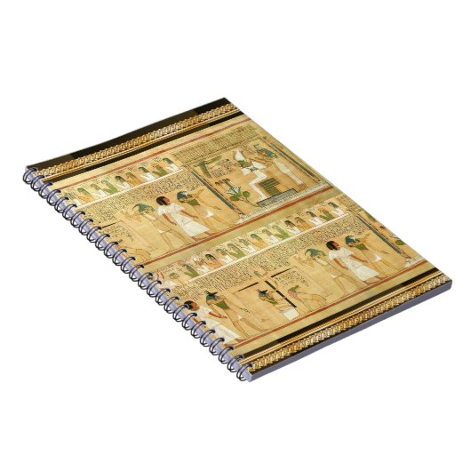Ägypten-Hieroglyphen-Notebook Notizblock (Rechte Seite)