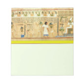 Ägypten Hieroglyphen Notepad Notizblock (Vorderseite)