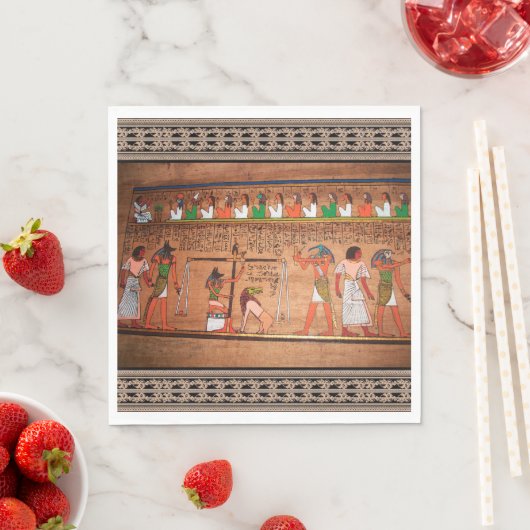 Ägypten Hieroglyphen Paper Napkin Serviette (Beispiel)