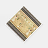 Ägypten Hieroglyphen Paper Napkin Serviette (Ecke)