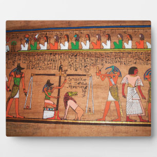 Ägypten-Hieroglyphen Plaque Fotoplatte