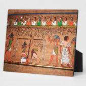 Ägypten-Hieroglyphen Plaque Fotoplatte (Seite)