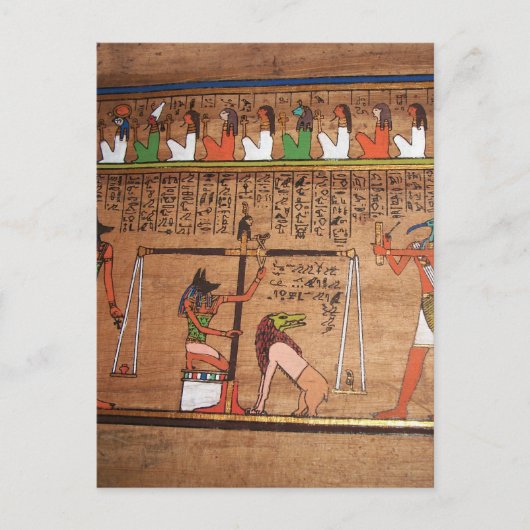 Ägypten-Hieroglyphen Postcard Postkarte (Vorderseite)