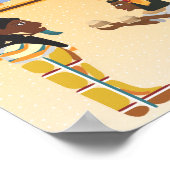 Ägypten Hieroglyphen Poster (Ecke)