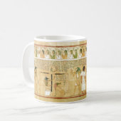 Ägypten-Hieroglyphen-Tasse Kaffeetasse (Vorderseite Links)