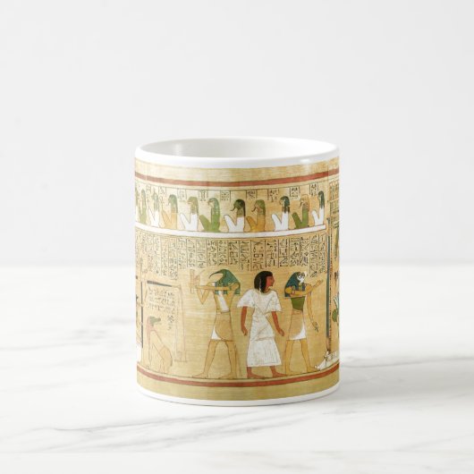 Ägypten-Hieroglyphen-Tasse Kaffeetasse (Mittel)