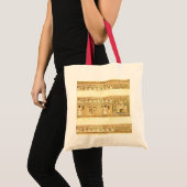 Ägypten-Hieroglyphen Tote Bag Tragetasche (Vorderseite (Produkt))