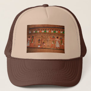 Ägypten-Hieroglyphen-Trucker-Hut Truckerkappe