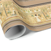 Ägypten-Hieroglyphen-Umschlagpapier Geschenkpapier (Rolleneckpunkt)