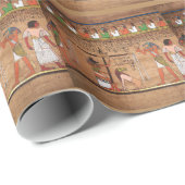 Ägypten-Hieroglyphen-Umschlagpapier Geschenkpapier (Rolleneckpunkt)
