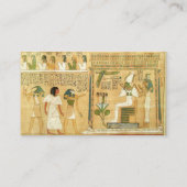 Ägypten-Hieroglyphen-Visitenkarte Visitenkarte (Rückseite)