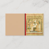 Ägypten-Hieroglyphen-Visitenkarte Visitenkarte (Vorderseite)