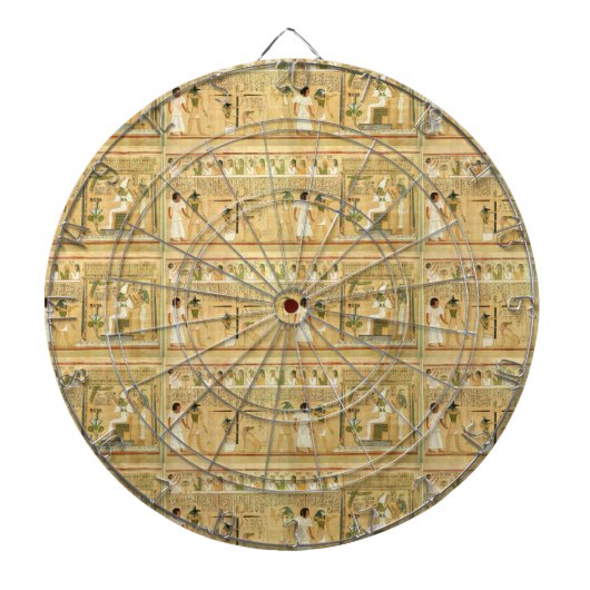 Ägypten-Hieroglyphs-Dart-Board Dartscheibe (vorne)
