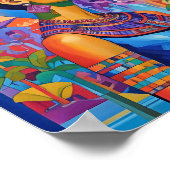 Ägypten in Farbe Druck, Werteplakat (Matte) Poster (Ecke)