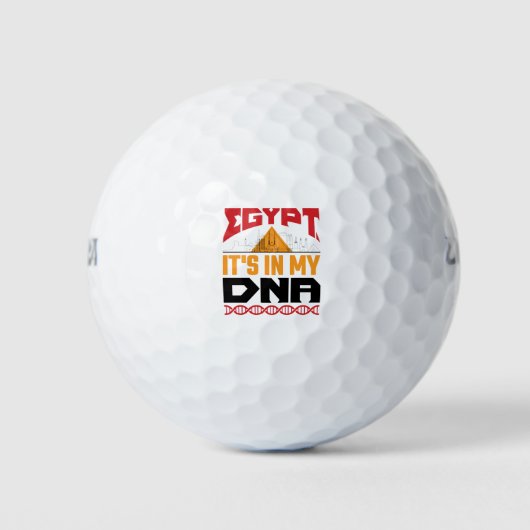 Ägypten ist in meiner DNA die Wurzeln des ägyptisc Golfball (Vorderseite)
