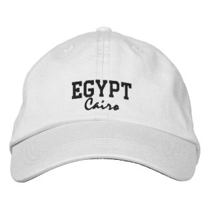 Ägypten, Kairo Custom Hat Bestickte Baseballkappe