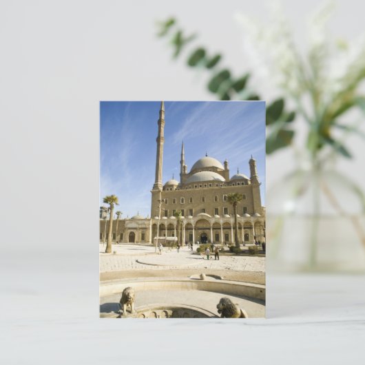 Ägypten, Kairo. Die imposante Moschee Mohammed Ali Postkarte (Stehend Vorderseite)