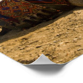 Ägypten, Kairo. Ein einsames Kamel Poster (Ecke)