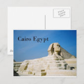 Ägypten Kairo Giza Sphinx-2 (St.K. Postkarte (Vorne/Hinten)