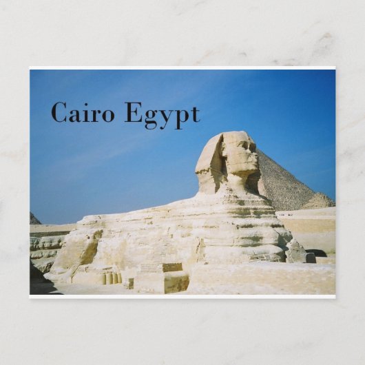 Ägypten Kairo Giza Sphinx-2 (St.K. Postkarte (Vorderseite)