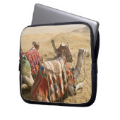 Ägypten, Kairo. Ruderkamele Laptopschutzhülle (Vorderseite Links)