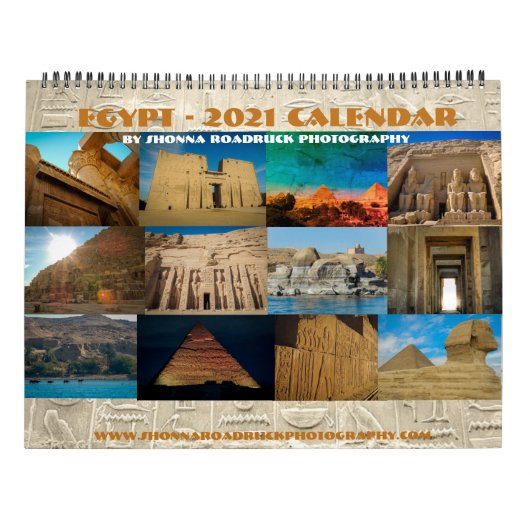 Ägypten Kalender 2020 von Shonna Roadruck Fotograf (Rückseite)