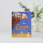 Ägypten Kamel Postkarte (Stehend Vorderseite)