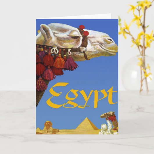 Ägypten Karte (Gelbe Blume)