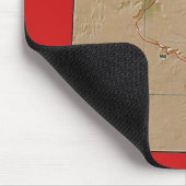 Ägypten-Karte Mousepad (Ecke)