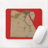 Ägypten-Karte Mousepad (Mit Mouse)
