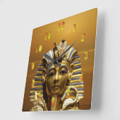 Ägypten King Tut Quadratische Wanduhr (Winkel)