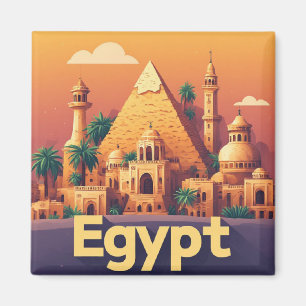 Ägypten-Land-Andenken für Weltreisende-Sammler Magnet