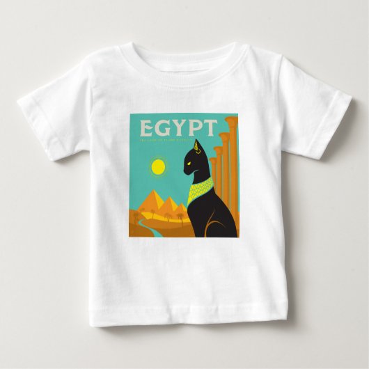Ägypten | Land der Felinischen Royalität Baby T-shirt (Vorderseite)