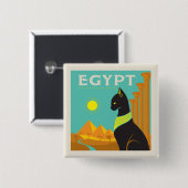 Ägypten | Land der Felinischen Royalität Button (Vorne & Hinten)