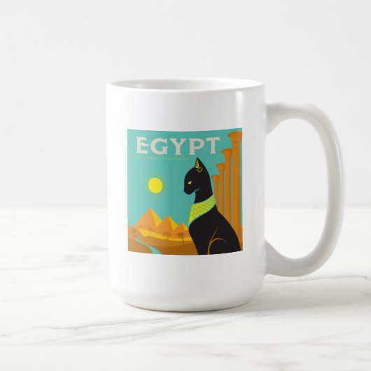 Ägypten | Land der Felinischen Royalität Kaffeetasse (Rechts)
