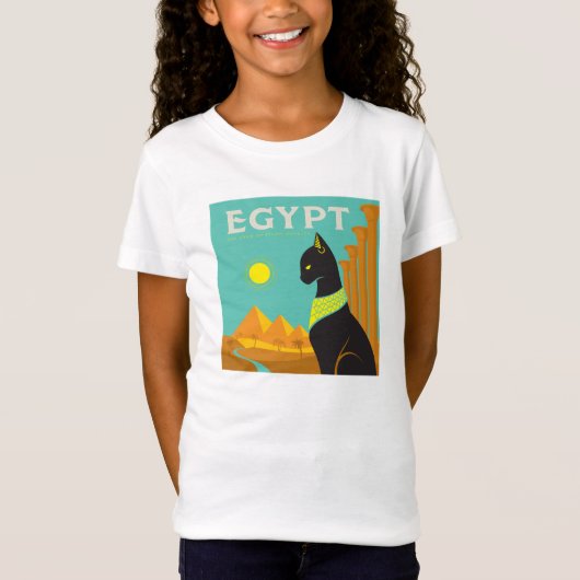 Ägypten | Land der Felinischen Royalität T-Shirt (Vorderseite)