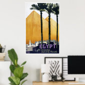 Ägypten Land der Pharaonen Vintag 1937 Poster (Heimbüro)